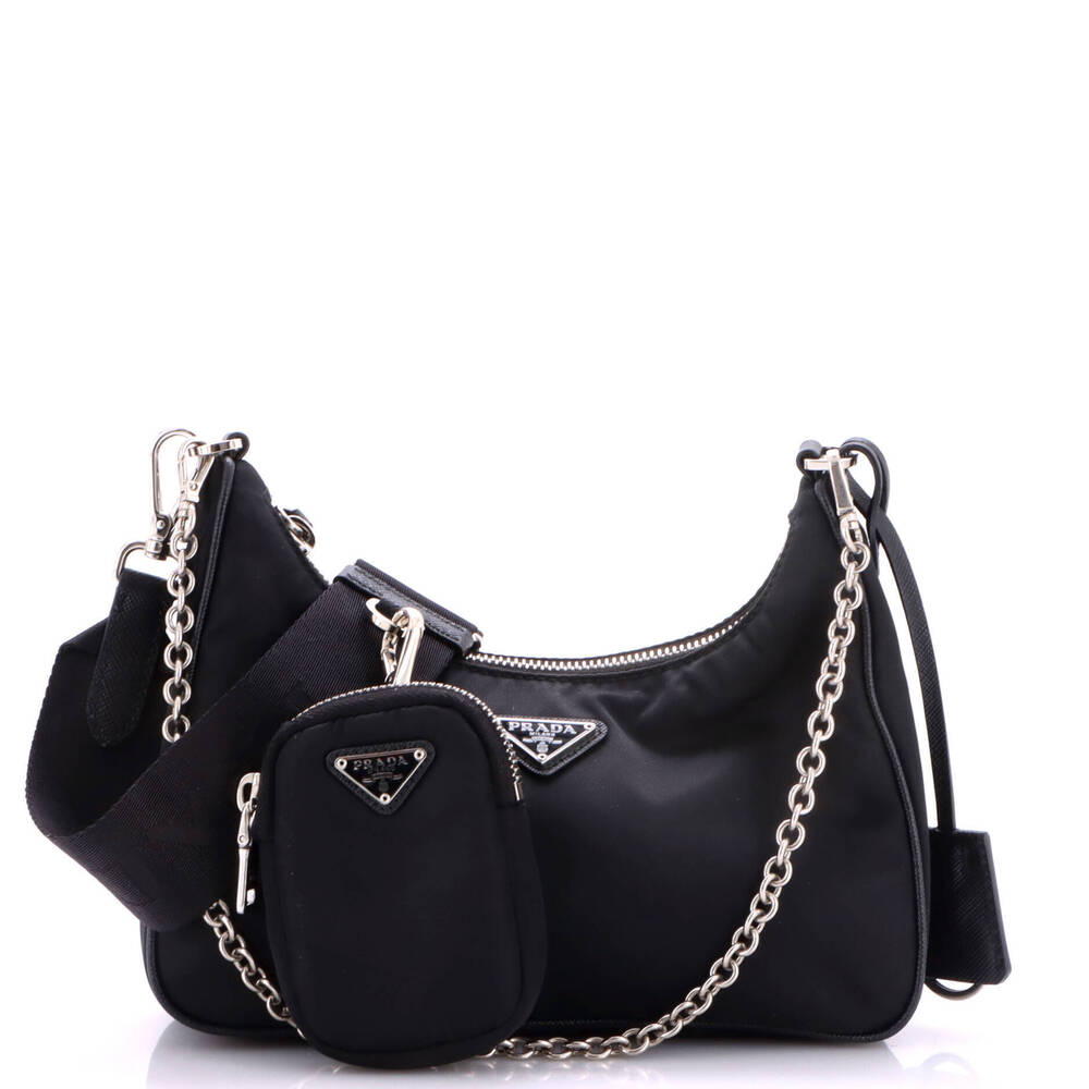 Prada Small Re-Edition 2005 Shoulder Bag Tessuto